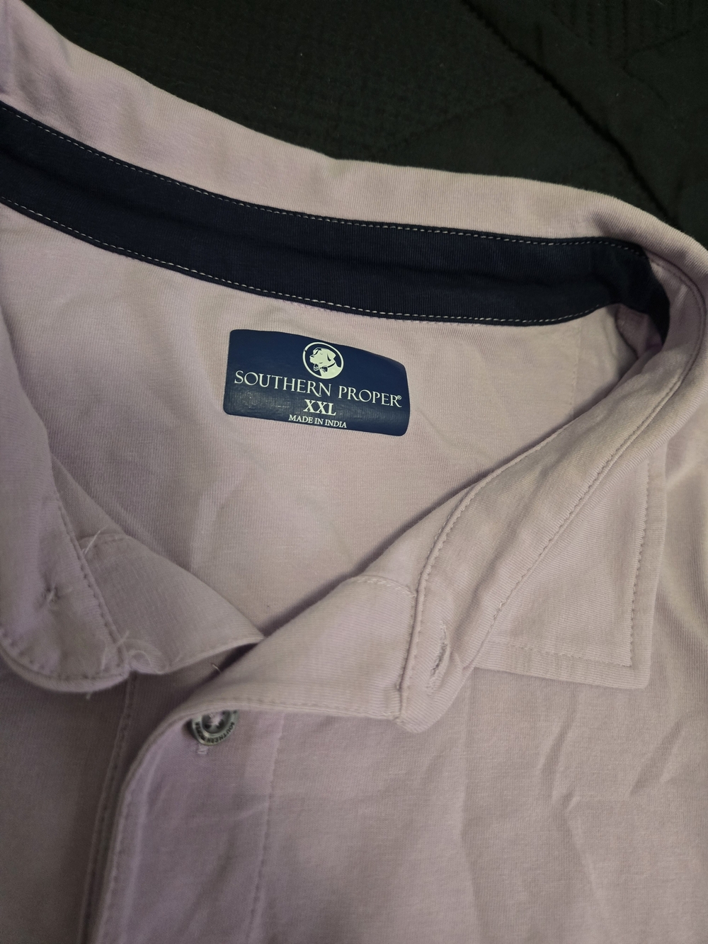 Southern Proper Men's Lavender Polo Size 2XL #391